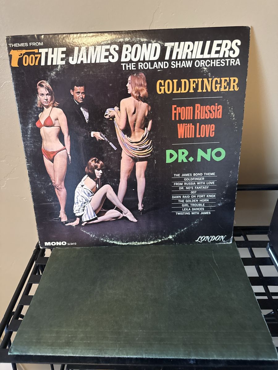 Themes From 007 The James Bond Thrillers The Roland Shaw Orchestra Vinyl LP