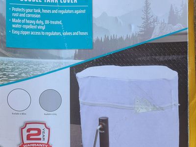 Rv double tank cover