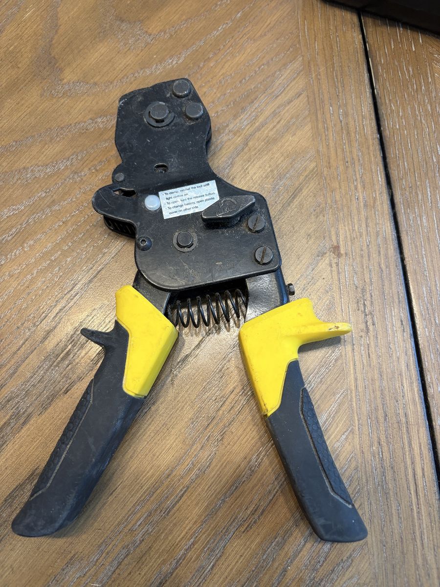 ASTM F2098 PEX Cinch Clamp Ratchet Crimp Tool for 3/8" to 1"