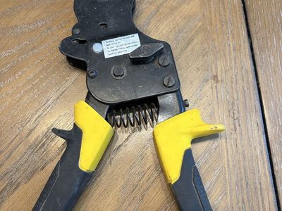 ASTM F2098 PEX Cinch Clamp Ratchet Crimp Tool for 3/8" to 1"