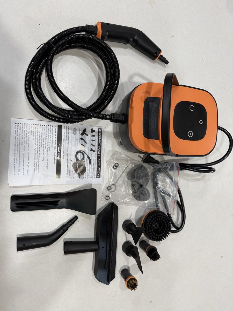 LEST Premium Version Handheld Steam Cleaner 1500W for Home, Car, Appliances, Deep Cleaning