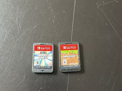 Nintendo Switch Games - Super Mario Party & Minecraft