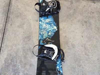 Burton Bullet snowboard with bindings 160 cm