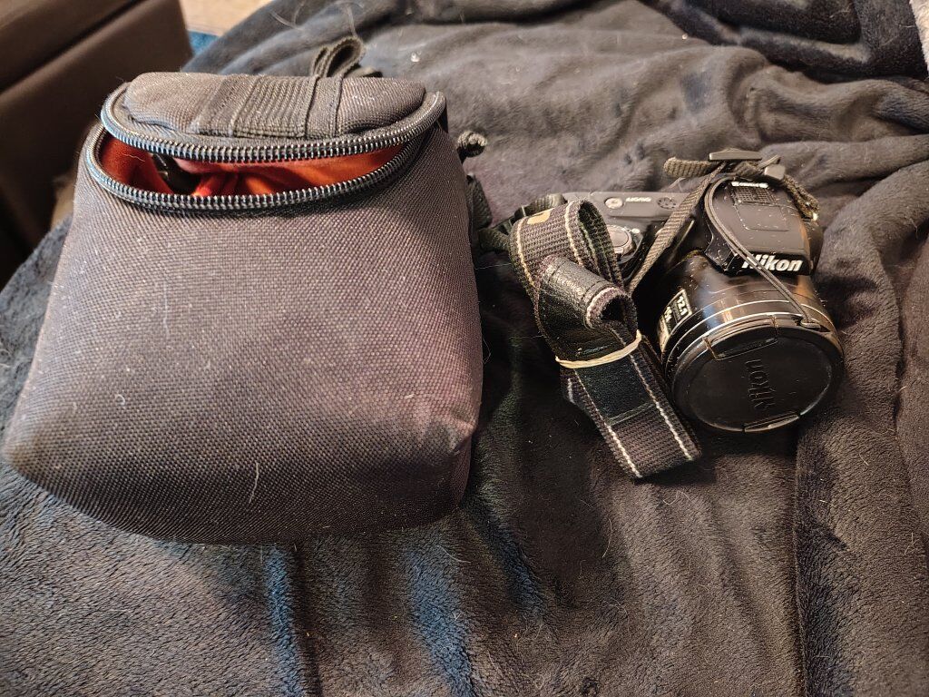 Nikon Coolpix L110 12.1 megapixel camera w/case