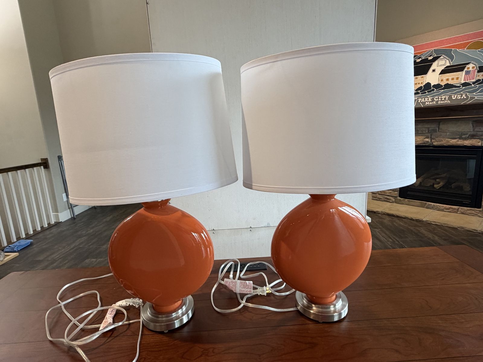 Set of 2 Color Plus Carrie 26 1/2" Table Lamps