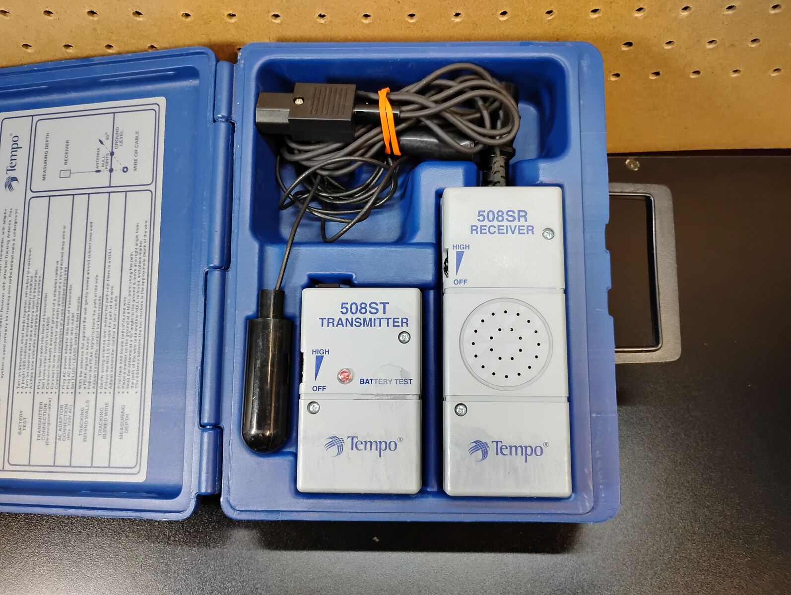 Tempo 508S Wire Finder Wire Locating System Kit