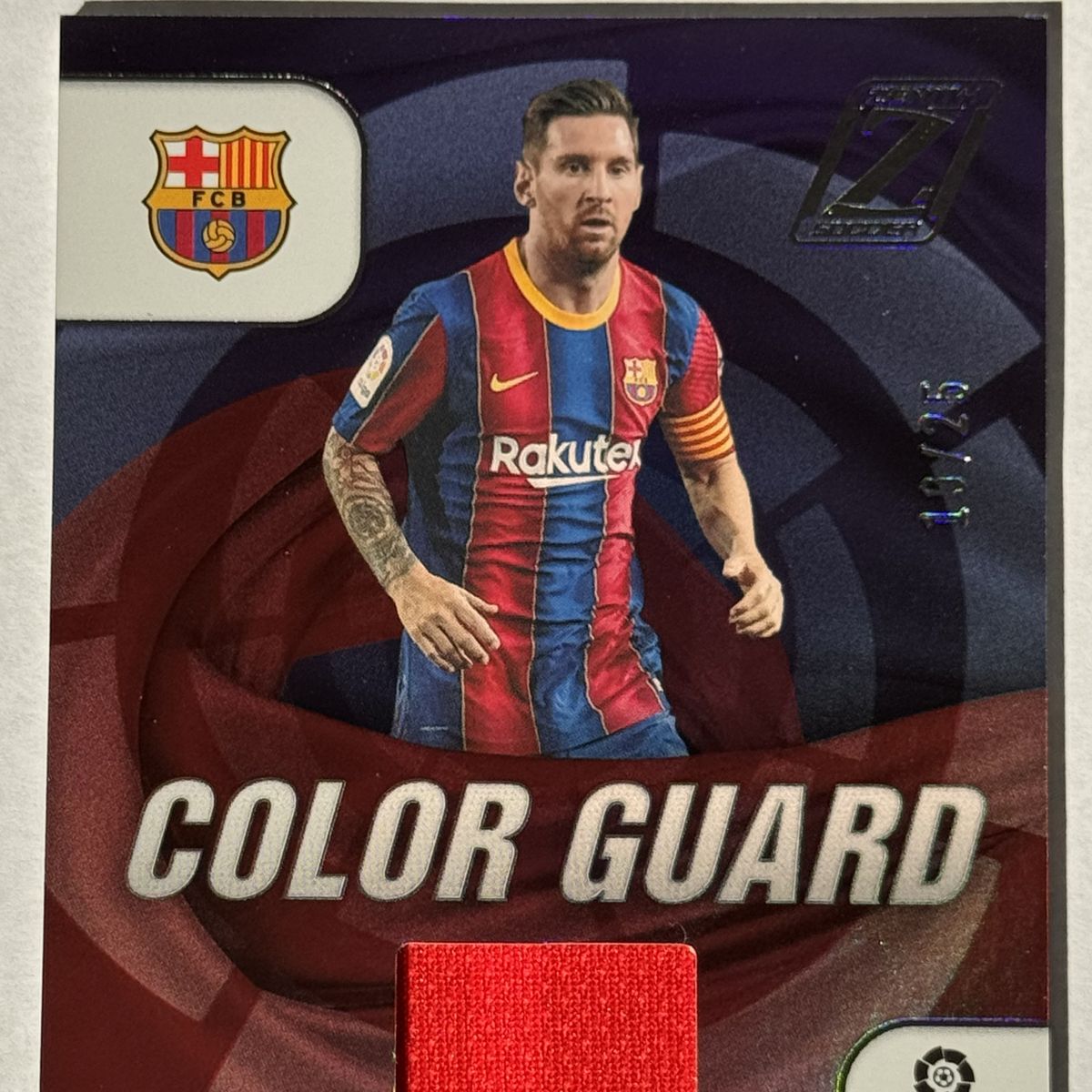 2022 Zenith Lionel Messi Color Guard Patch /25