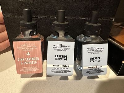 3 Wallflower Bath and Body Works Scents LIKE NEW