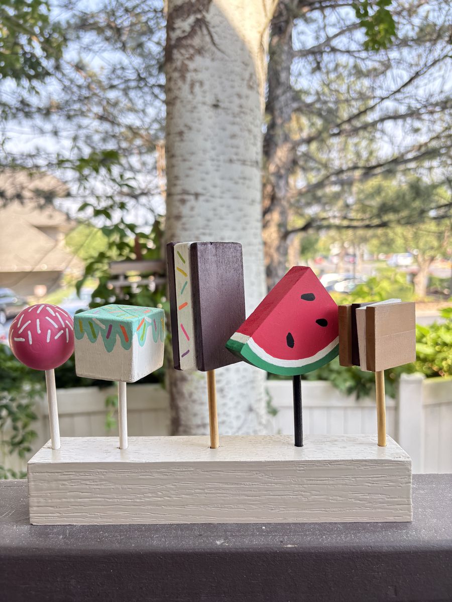 Locally handmade wooden play food - imaginative play, party favors