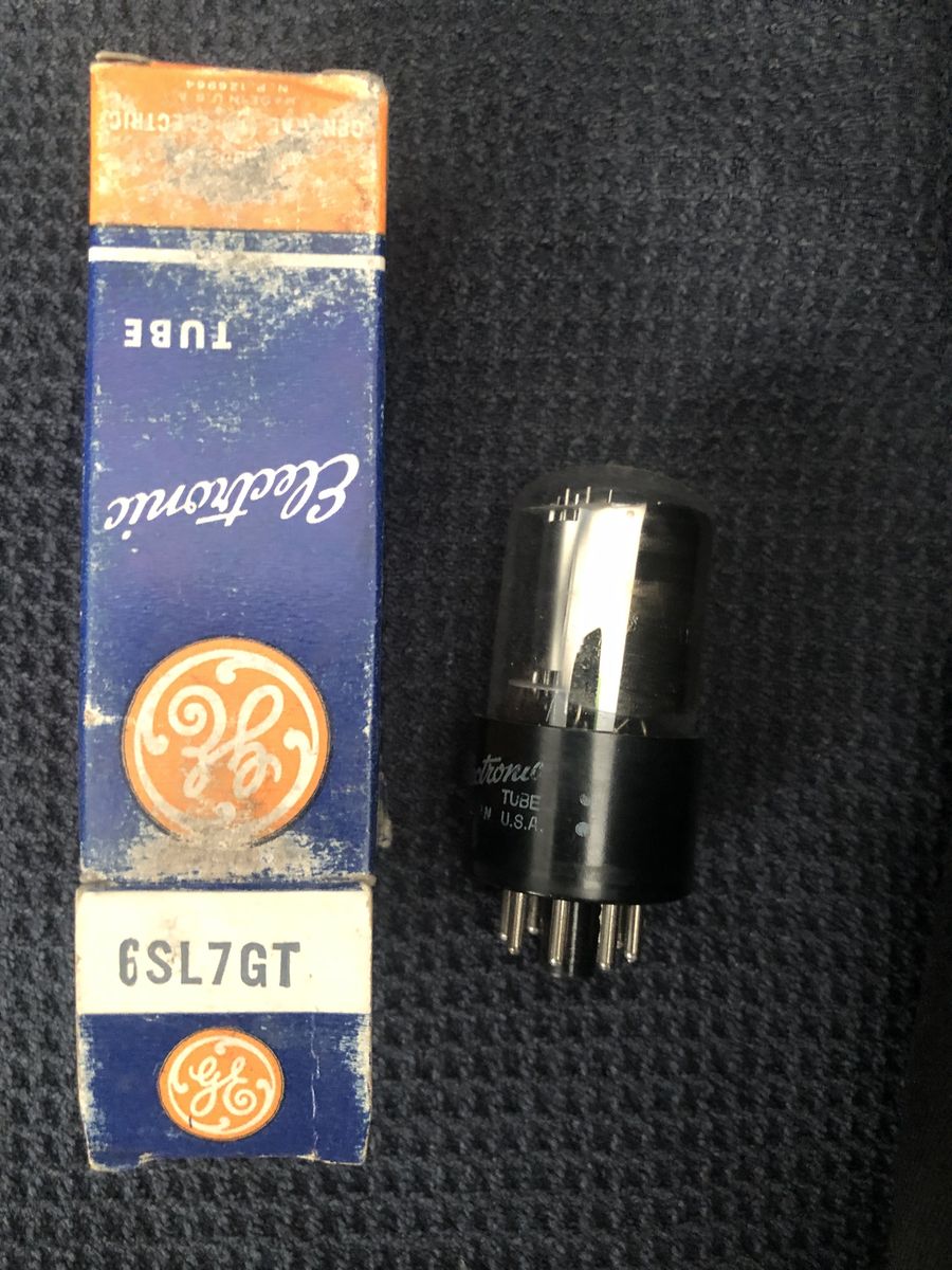 Vintage GE 6SL7GT Preamp Vacuum Tube