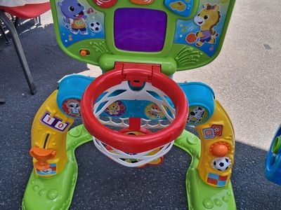 VTech Count & Win Sports Center Toddler Basketball Hoop & Soccer Goal