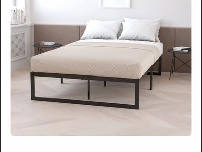 Tabares full size metal bed frame