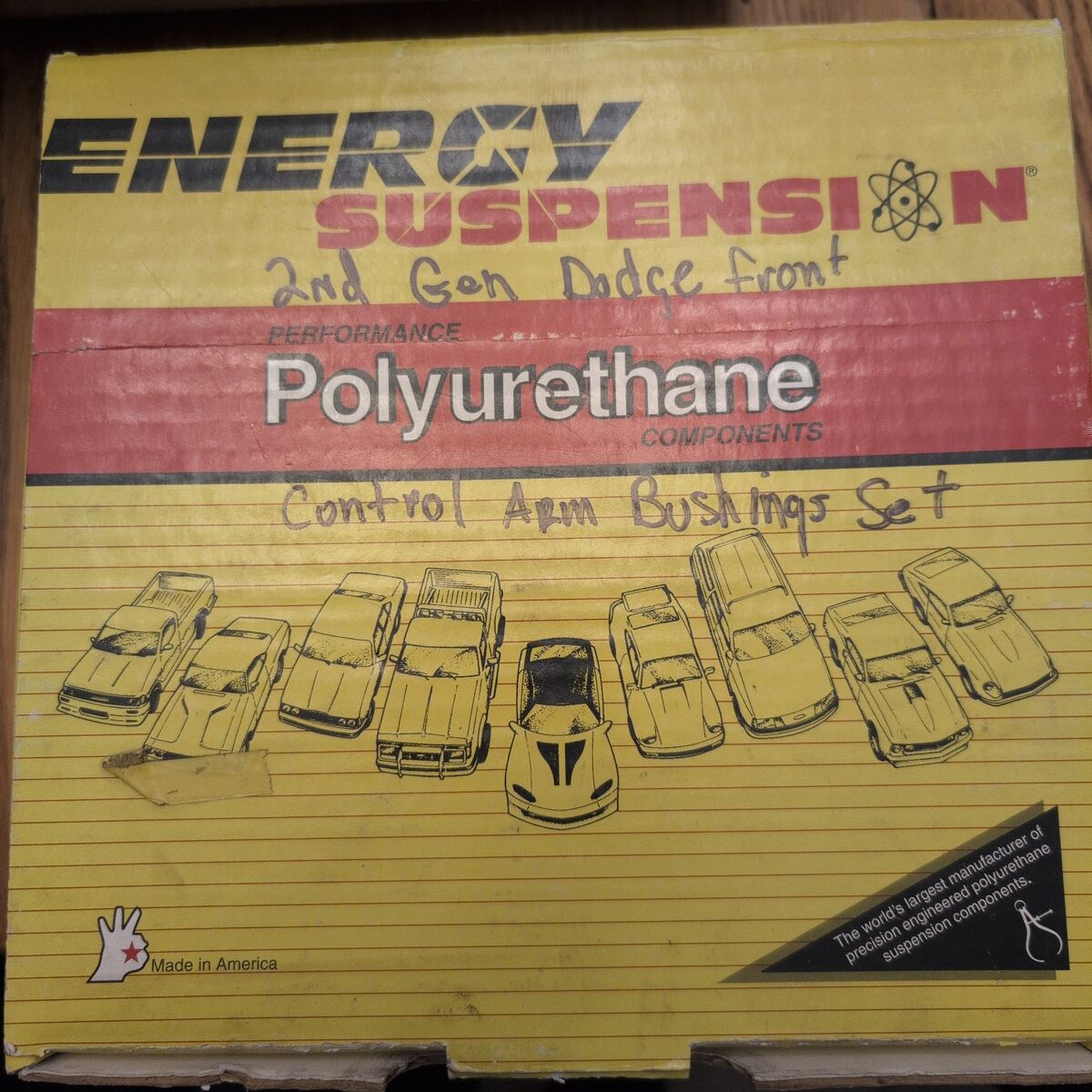 Energy Suspension Control Arm Bushing Set