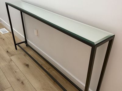 Console Table with Mirror Top by Southern Enterprises