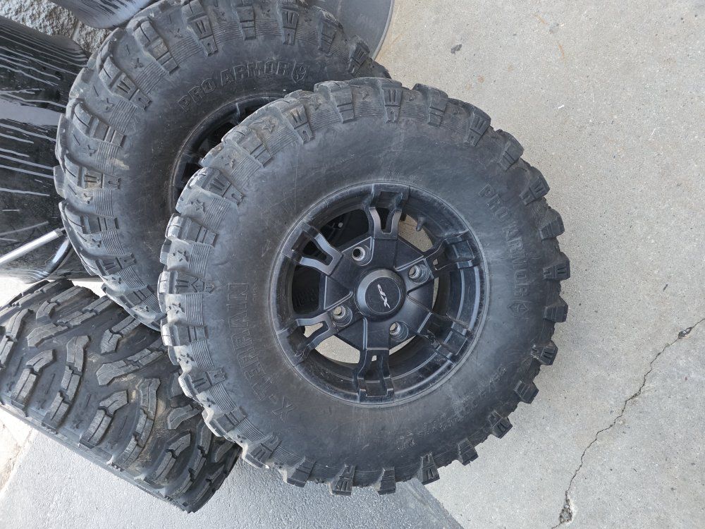 polaris ranger wheels and tire take offs