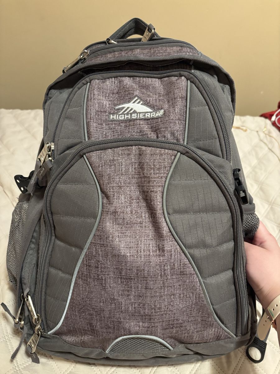 High Sierra Grey Unisex Backpack