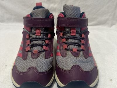 Merrell toddler size 13 grey/hot pink/purple WP mid hiking boots