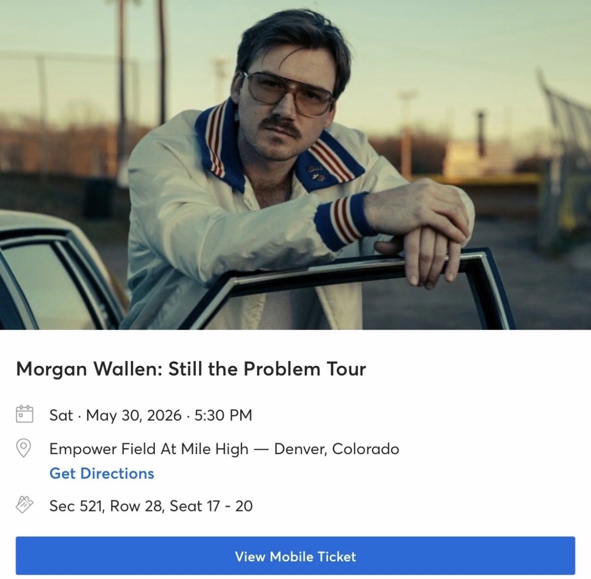 Morgan Wallen Tickets - Denver, CO
