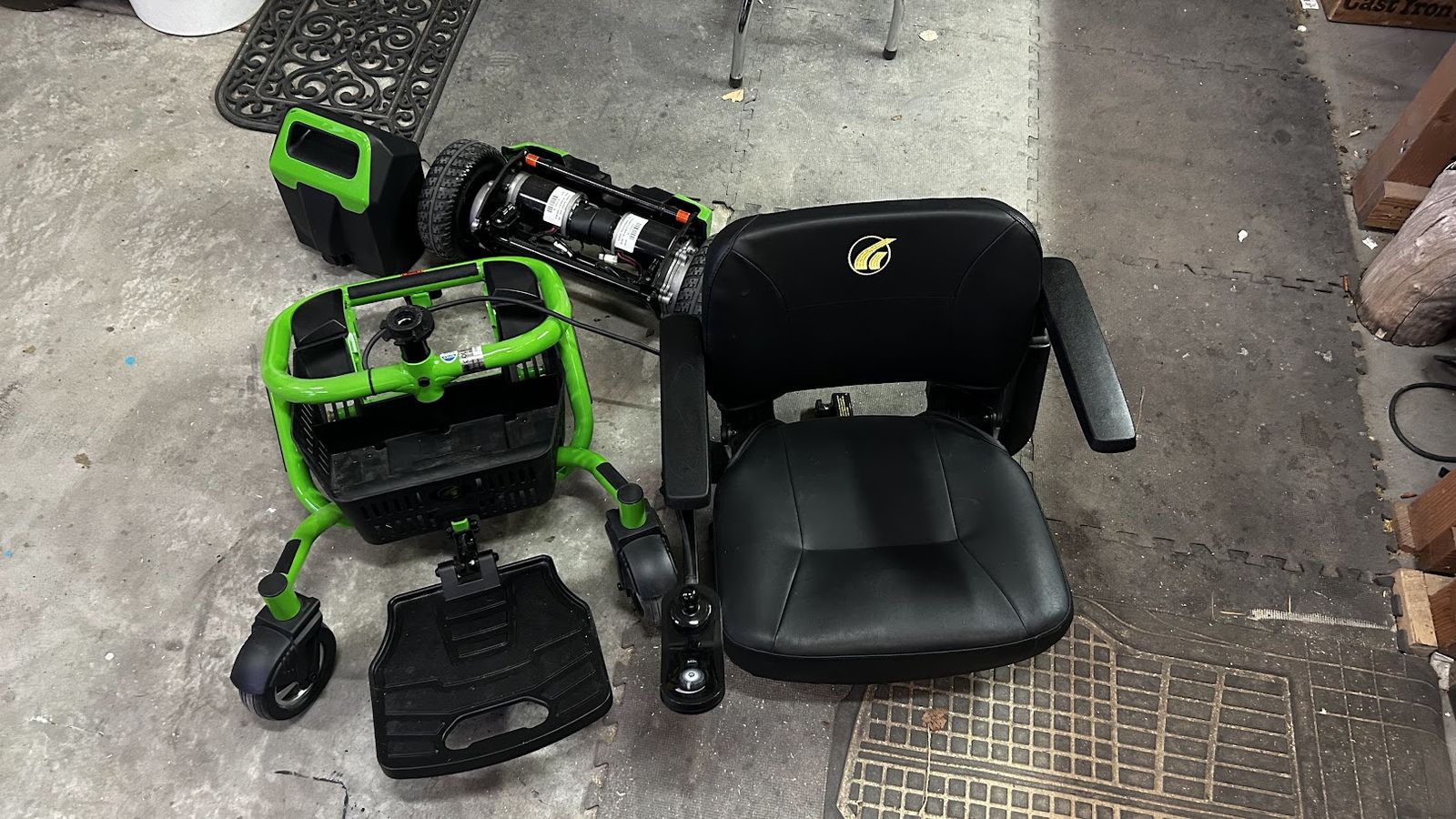 Golden Technologies LiteRider GL141 / GP162 Power Wheelchair - Green