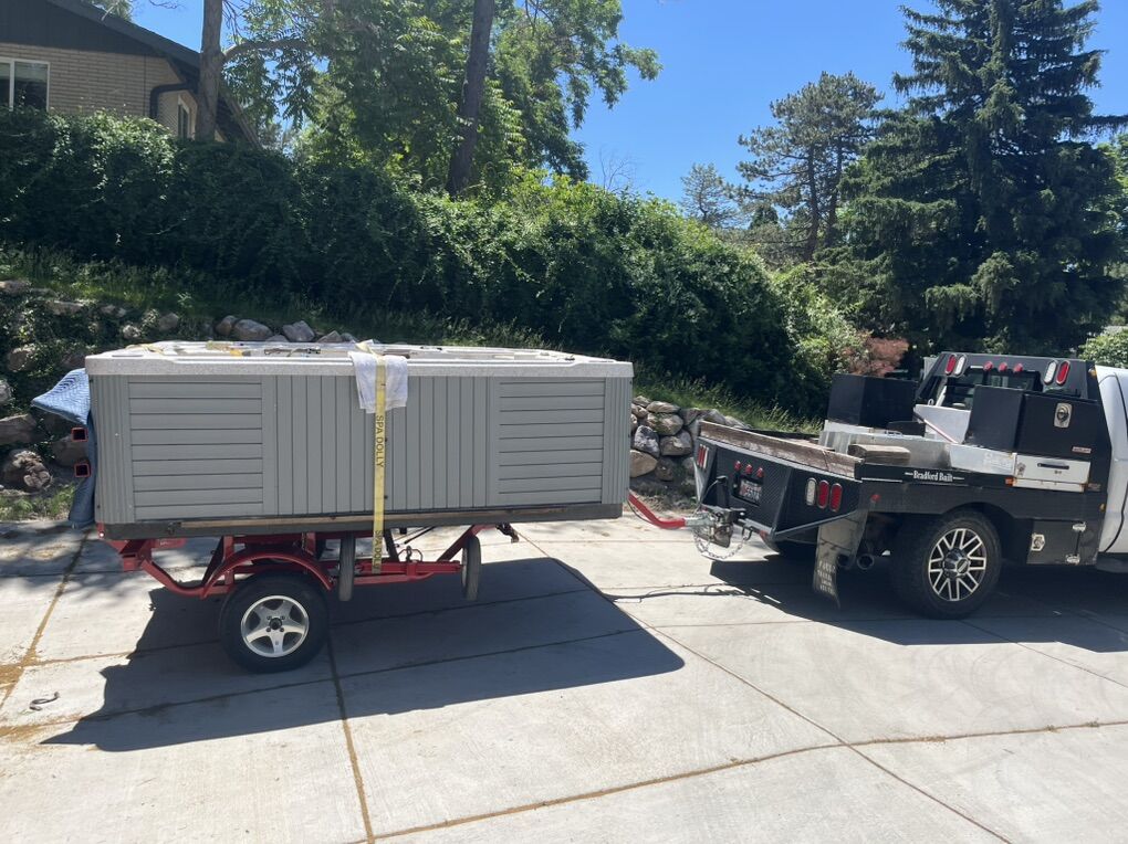 Hot Tub Spa Moving, Removal, Disposal, Movers