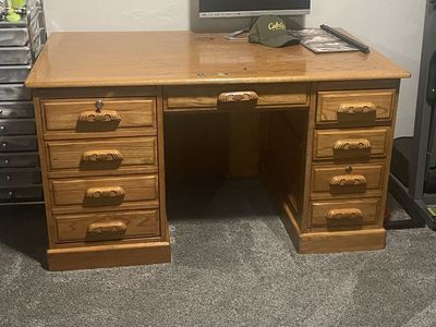 Oak Wood Desk
