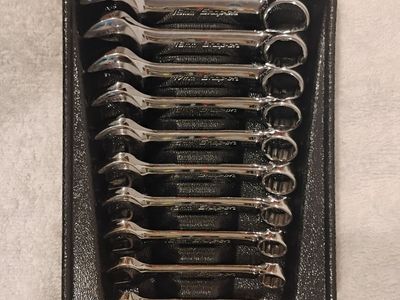 SnapOn 10 Pc 12 Point Metric Midget Wrench Set