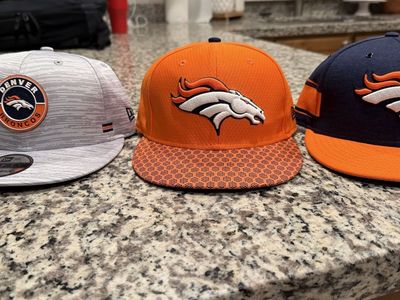 New Era Denver Broncos 9Fifty Snapback Hats - Lot of 3