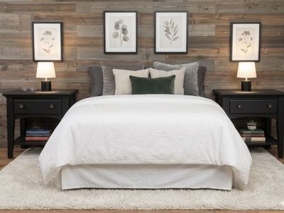 Set Of Black Nightstands