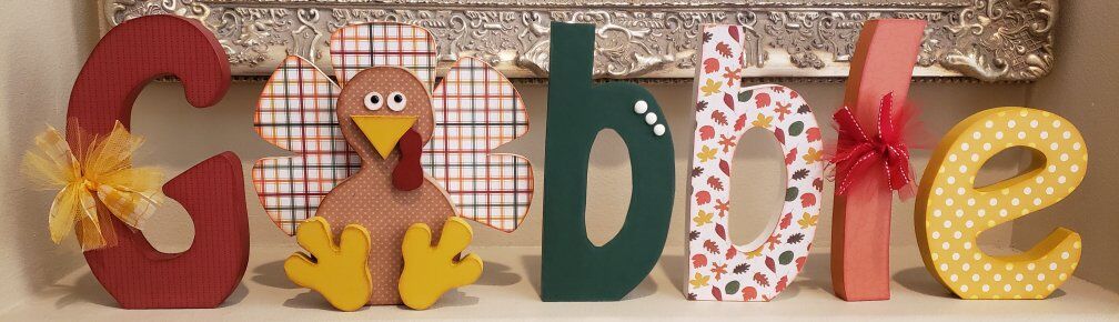 Thanksgiving "Gobble" Home Decor