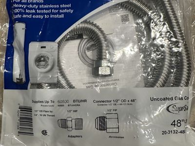 Dormont 1/2 Gas Line Bagged