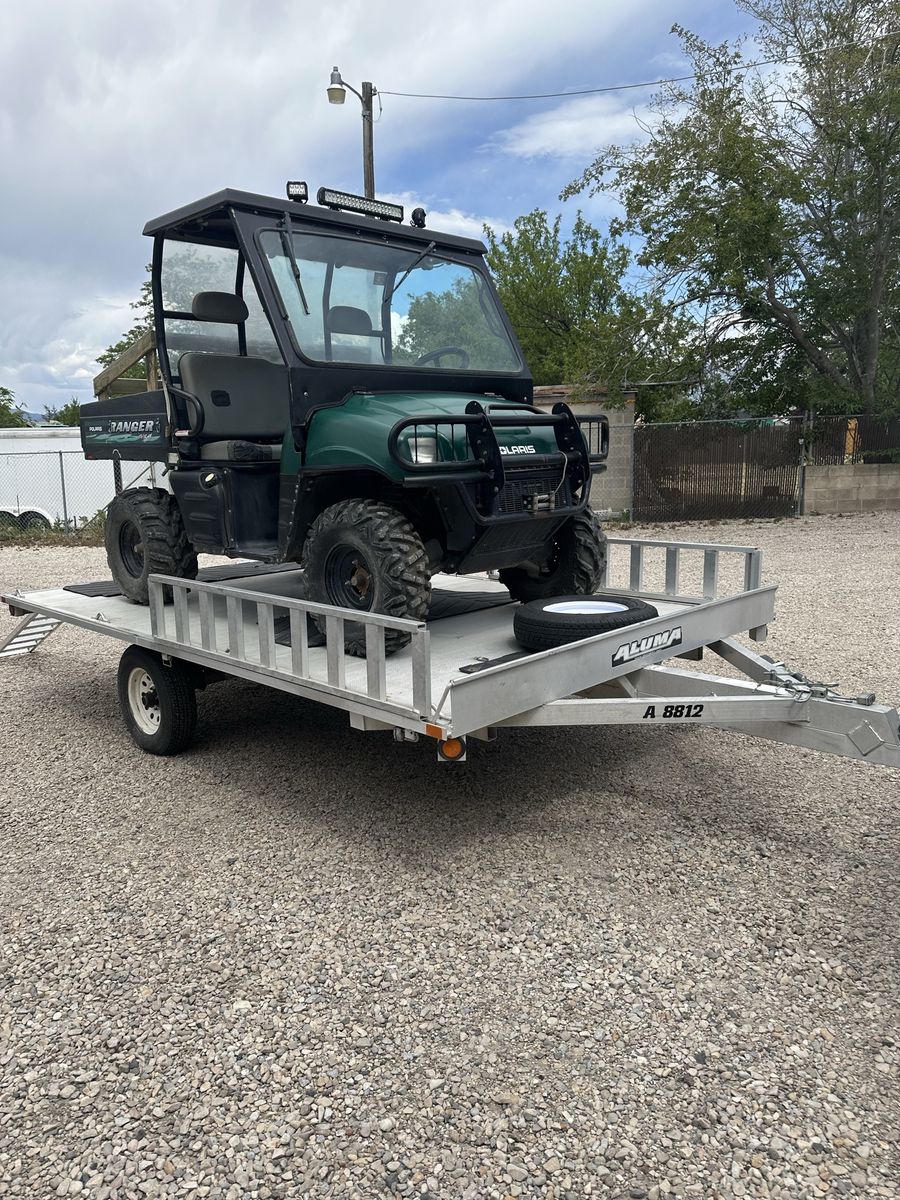2013 aluma 88" X 12' side-By-Side, Atv Trailer