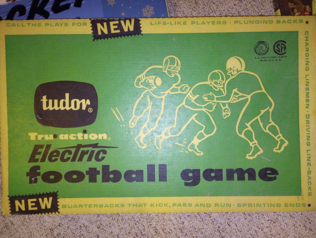Old School Tudor electric football game