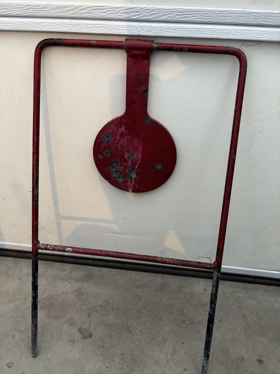 Steel Hanging Shooting Target with Stand