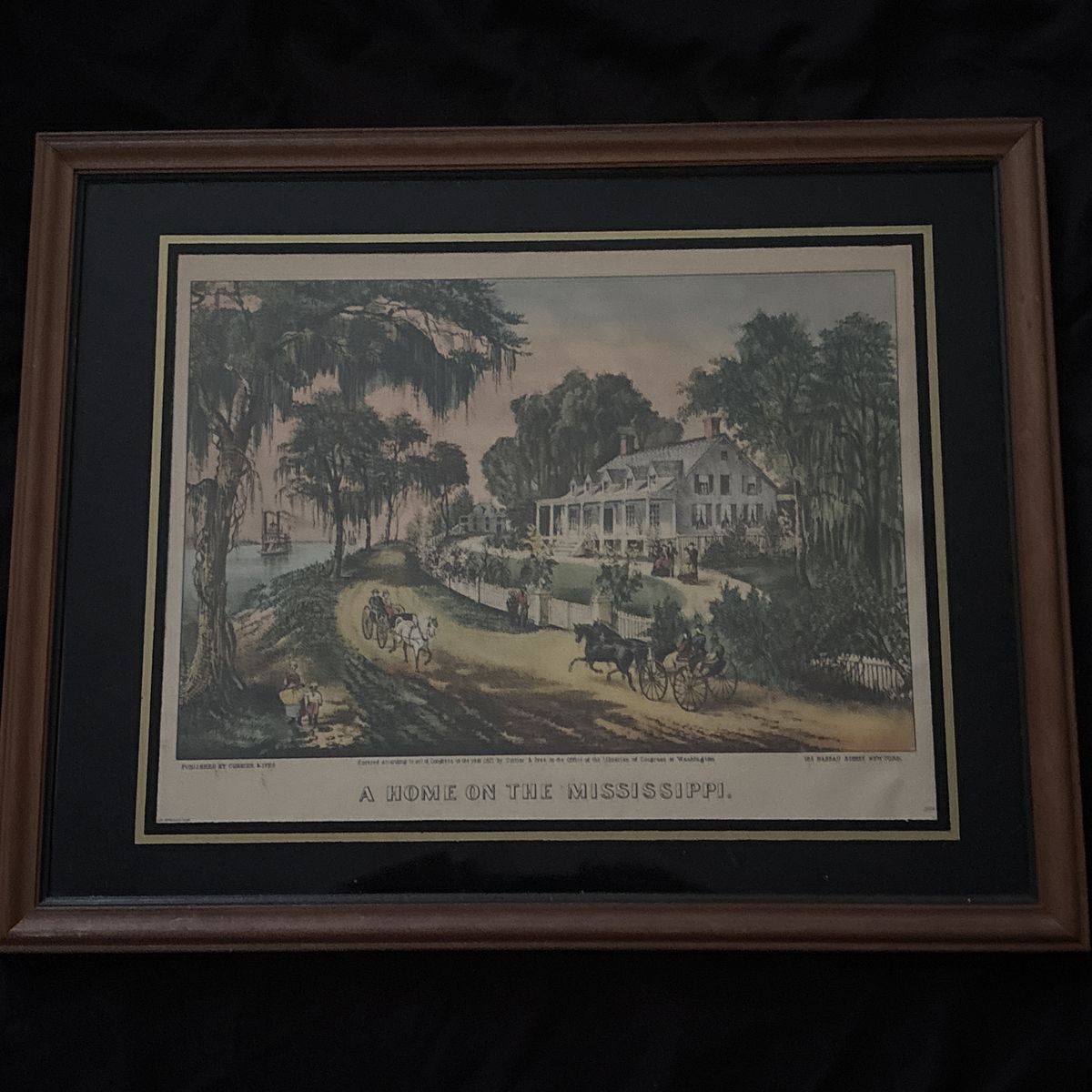 CURRIER & IVES EARLY ITCHING WITH LITHO COLOR