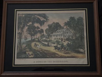 CURRIER & IVES EARLY ITCHING WITH LITHO COLOR