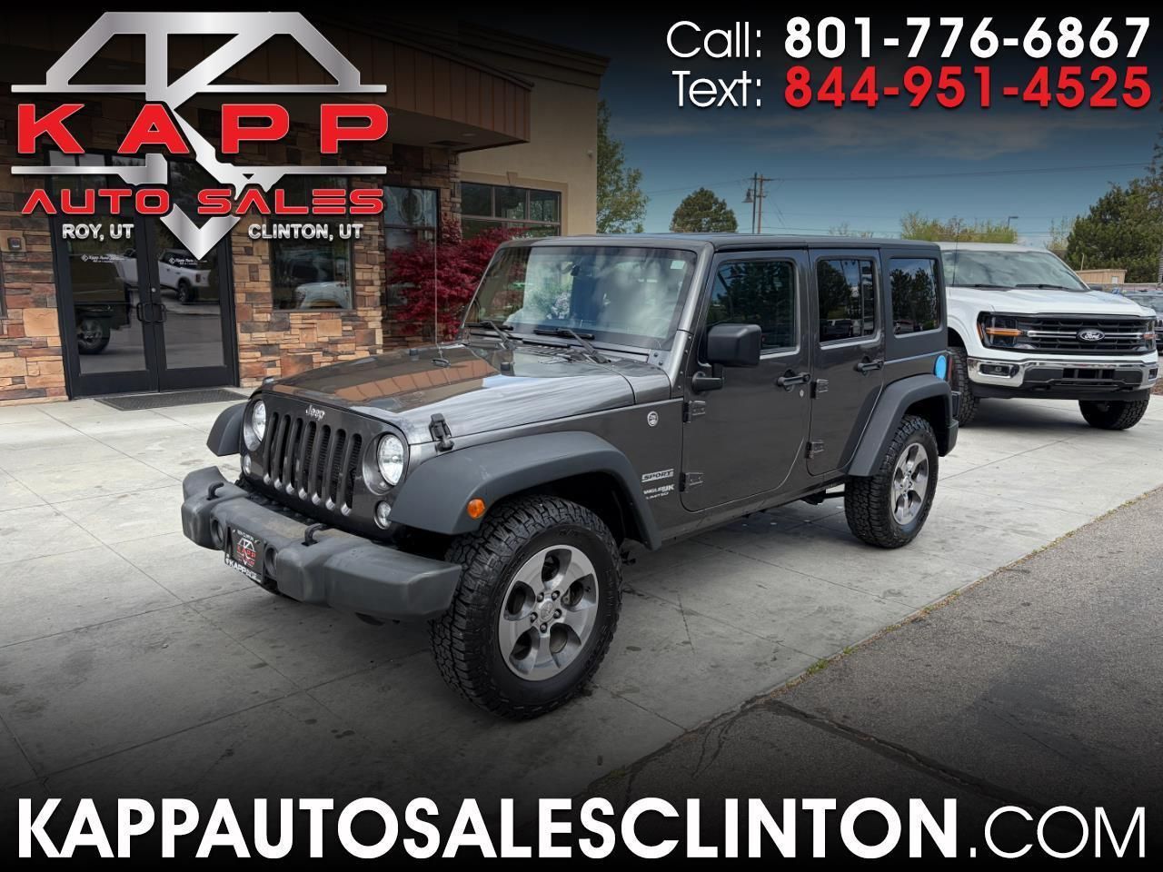 2018 Jeep Wrangler Unlimited Sport S