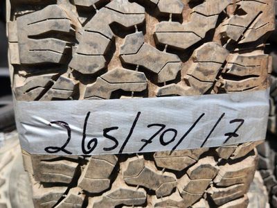 265/70r17 bfgoodrich all terrain Ko2