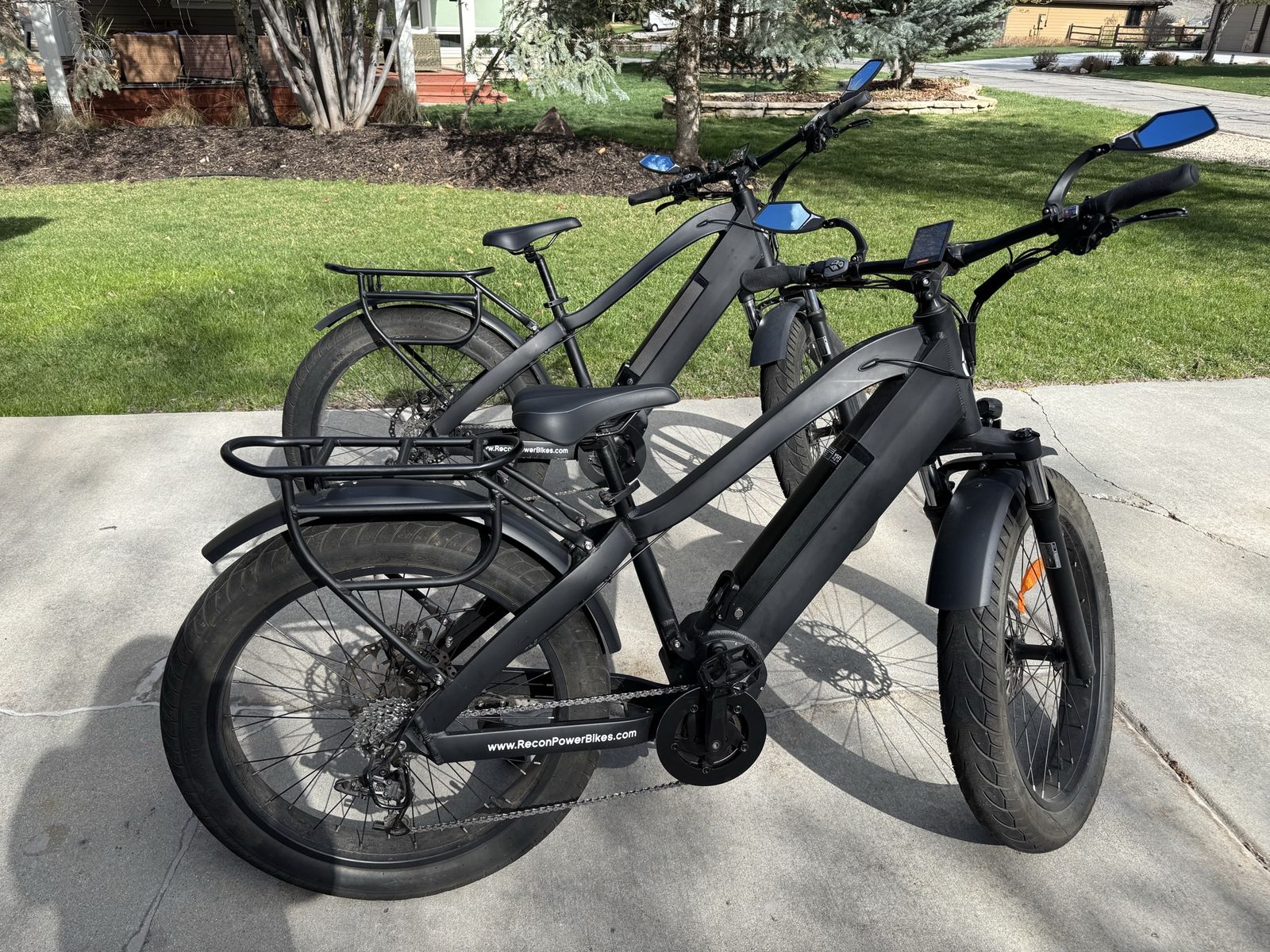 E Bikes - 2 RECON RANGER E-Bikes With Rack
