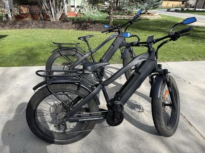 E Bikes - 2 RECON RANGER E-Bikes With Rack