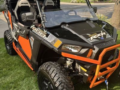 2017 Polaris RZR 900 EPS Trail Side-by-Side UTV - Orange & Black, Excellent Condition, 2,700 miles, winch, spare tire, street lg