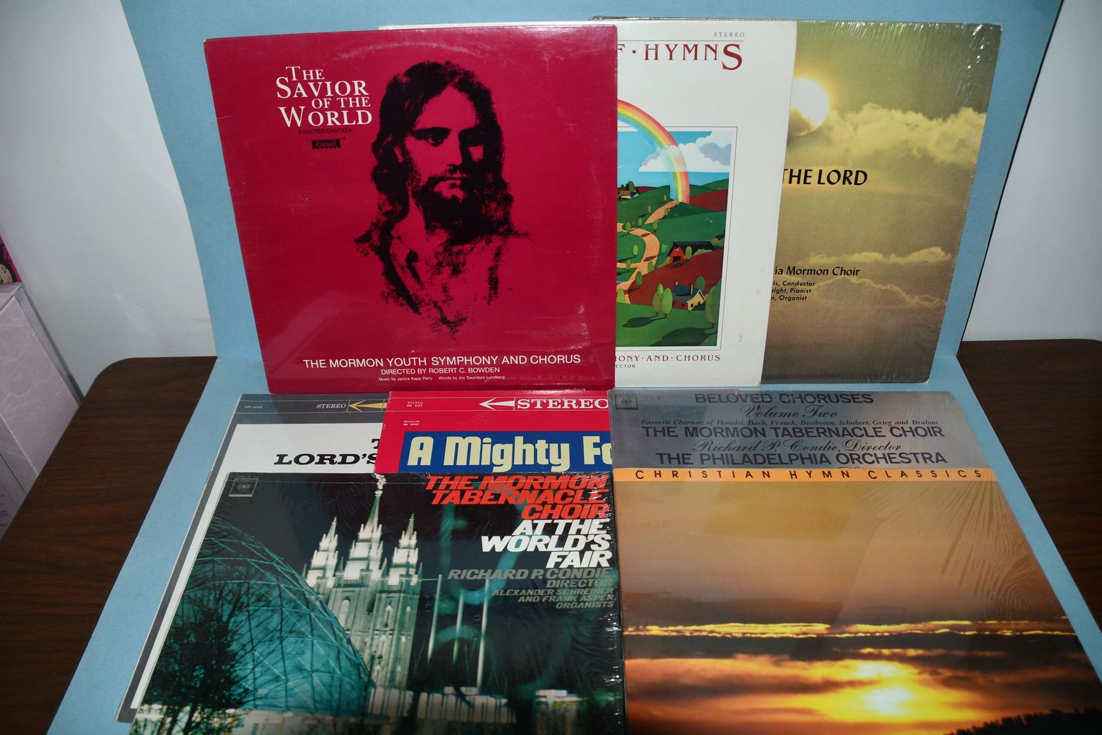 8 VINTAGE VINYL RECORDS ~ RELIGIOUS ~ 2 are SEALED ~ ALL FOR $10