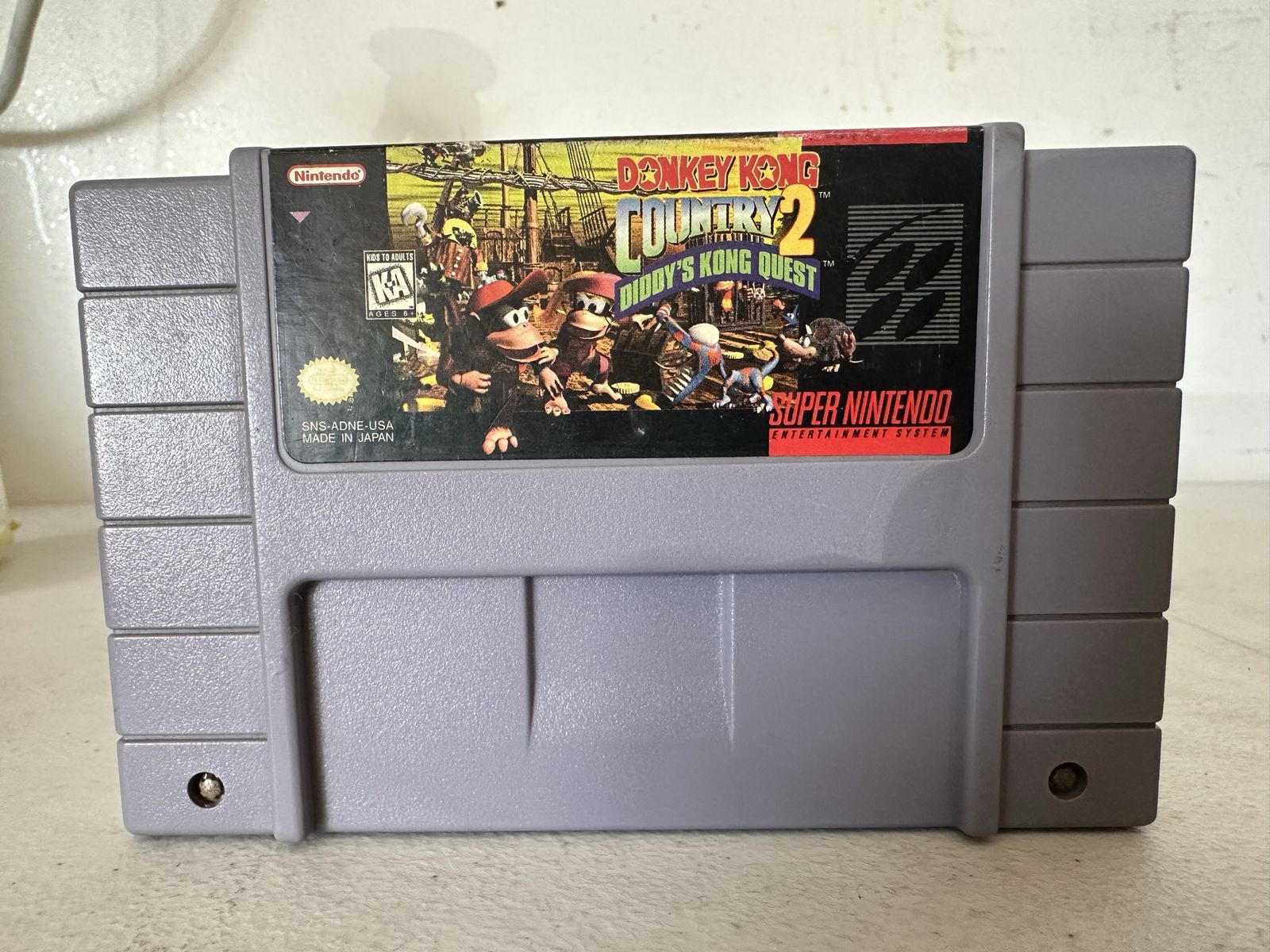 SNES Super Nintendo Donkey Kong Country 2: Diddy’s Kong Quest