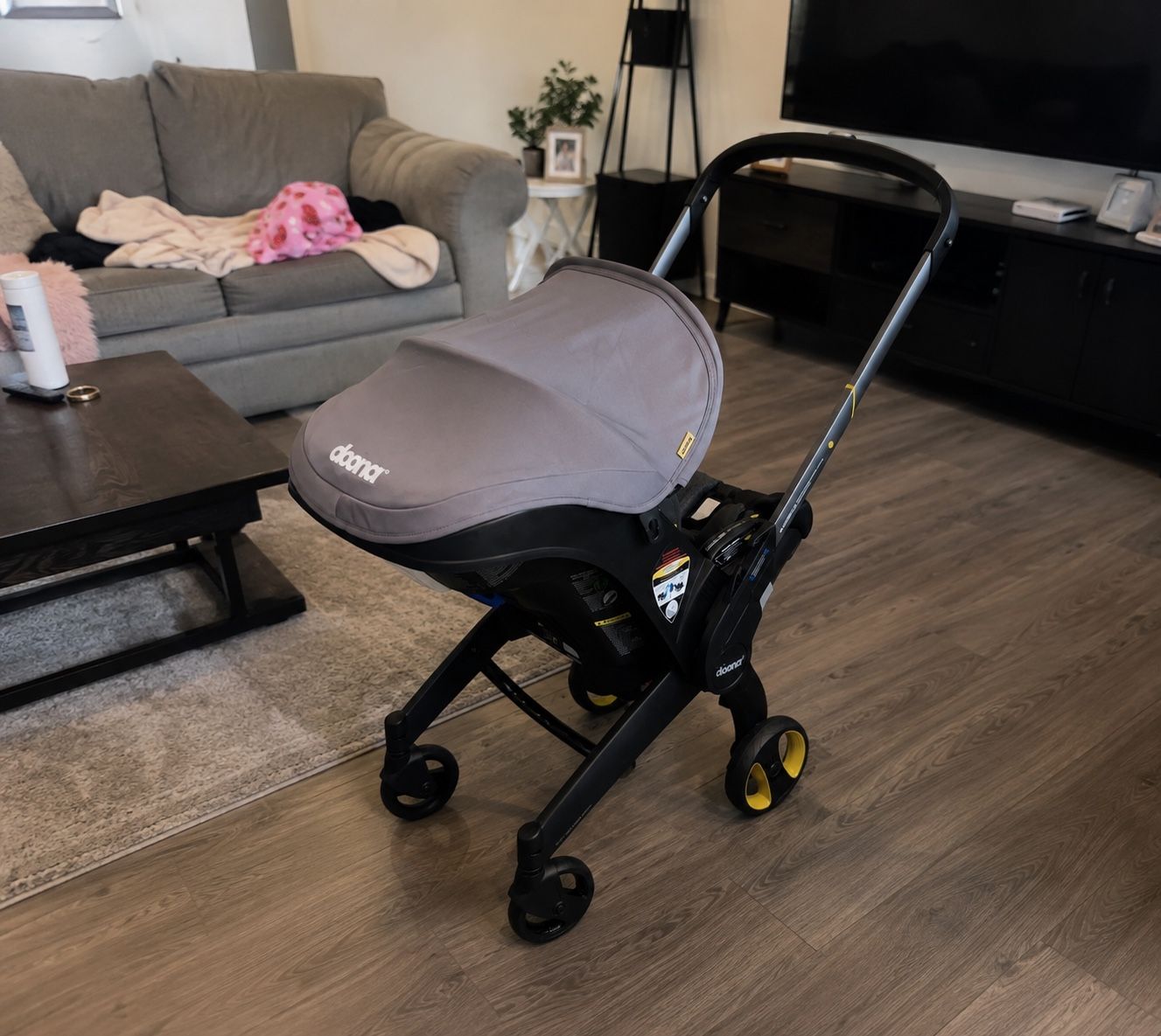 Doona Infant Car Seat and Latch Base Combo Stroller - Grey