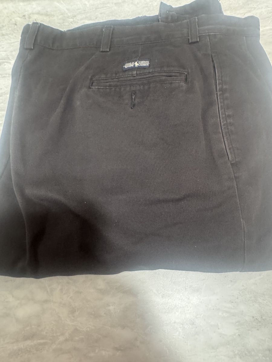 Polo by Ralph Lauren Men's Black Classic Fit Cotton Chinos - Size 38x30