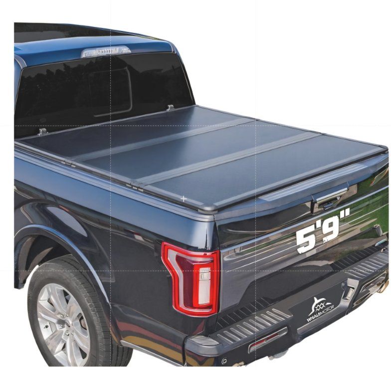 Hard Folding Truck Bed Tonneau Cover Compatiable with Chevy Silverado & GMC Sierra 1500(2007-2026) 5.8 FT Short Box(NO CarbonPro