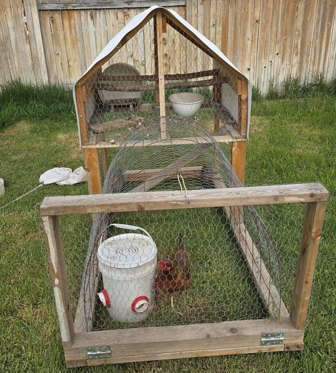 chicken coop tractor