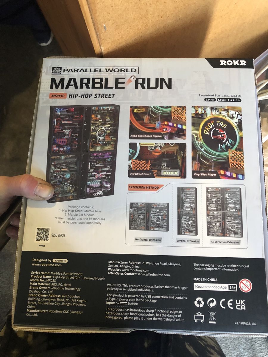 Marble Run DIY Powered Model