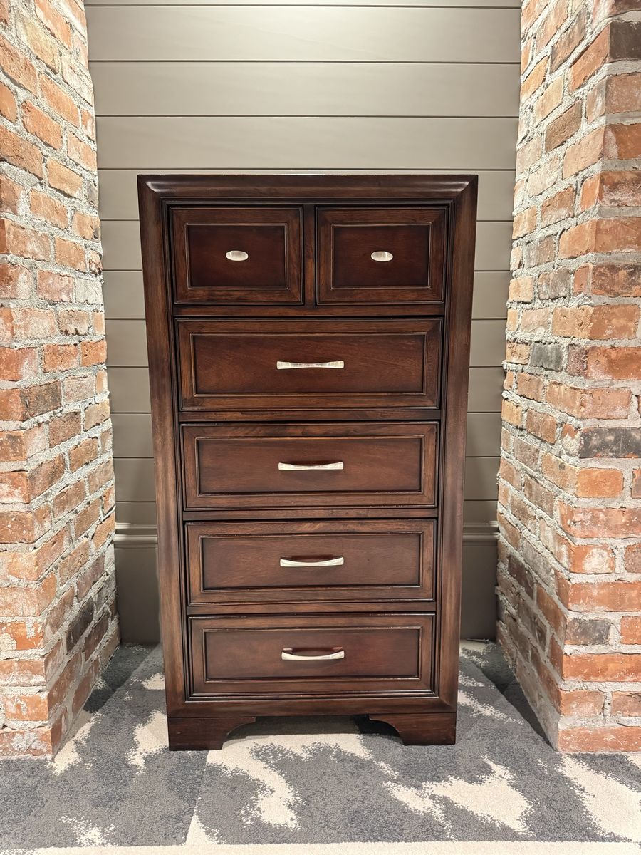 Solid mahogany dresser bureau and side table set