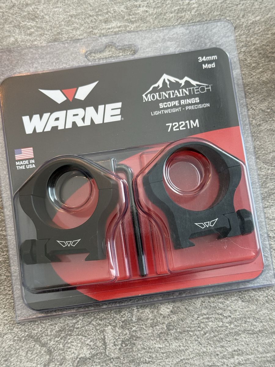 Warne Mountaintech 34mm rings
