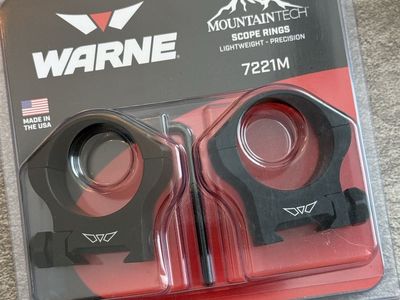 Warne Mountaintech 34mm rings